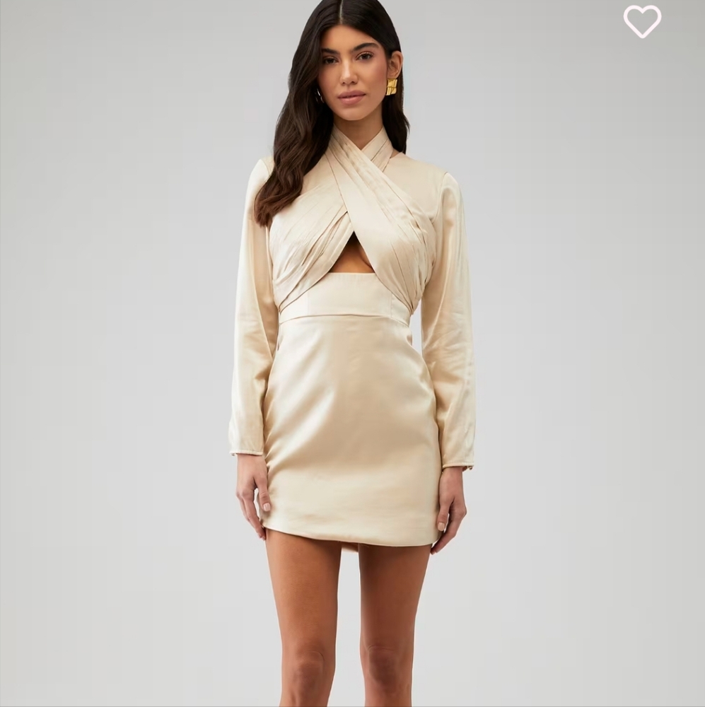 Keepsake Emilio Longsleeve Mini Dress XS